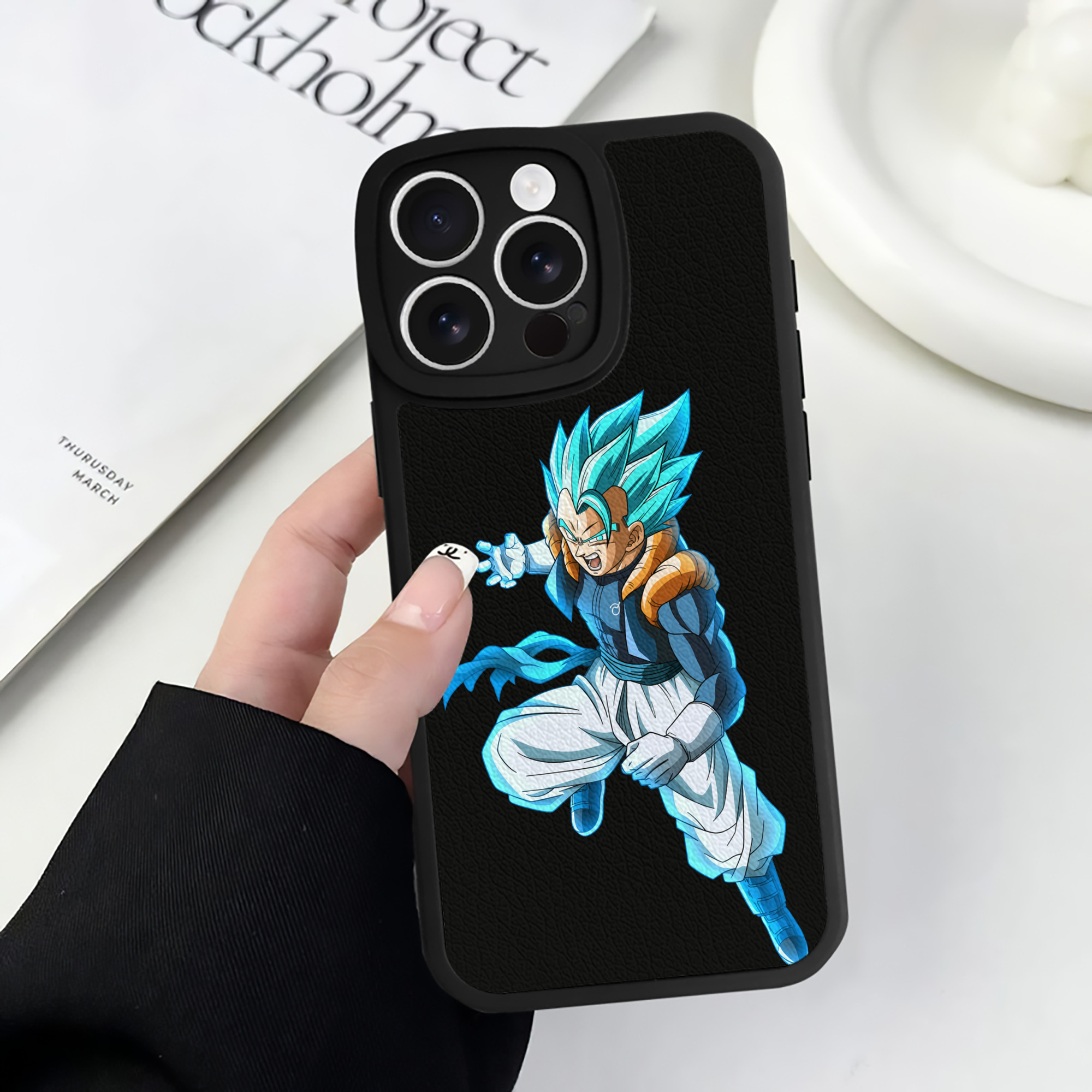 （画像用） ドラゴンボール ベジータ四世（Bejīta Yonsei）DRAGON BALL Vegeta IV 【iPhone 16シリーズ対応】シリコンスマホケース（レザー調） 材質：シリコン